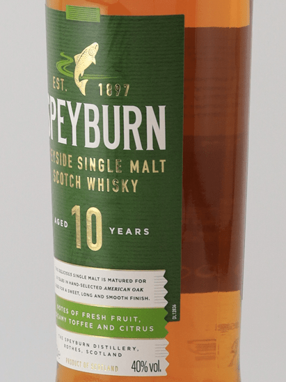 Speyburn 10 Year Old 700ml New Label with Glass Set - Bottle Of Japan