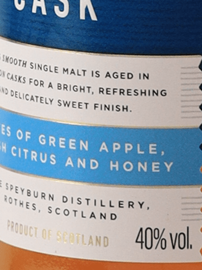 Speyburn Bourbon Cask - Bottle Of Japan