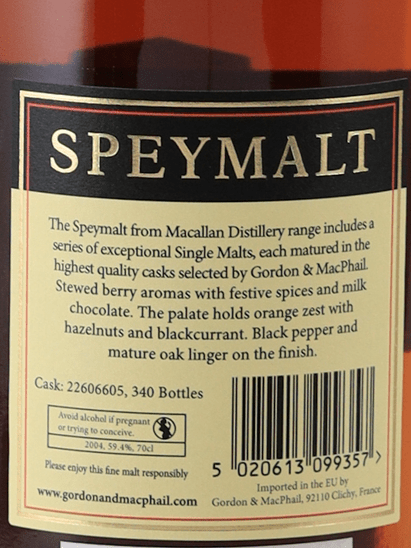 Speymalt from Macallan 2004/2024 - Bottle Of Japan