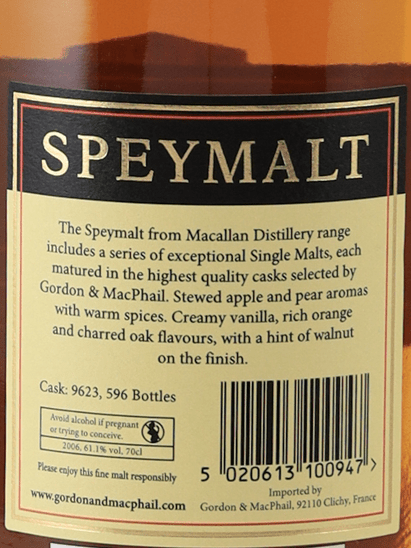 Speymalt from Macallan 2006/2024 - Bottle Of Japan