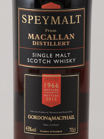 Speymalt Macallan 1966／2015 - Bottle Of Japan