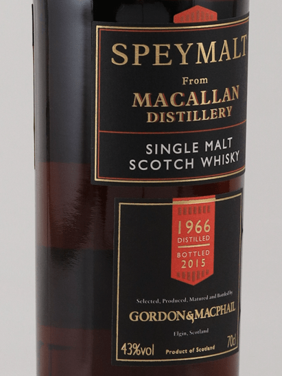Speymalt Macallan 1966／2015 - Bottle Of Japan