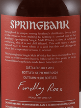 Load image into Gallery viewer, Springbank 10 Year Old Amontillado Sherry Cask - Bottle Of Japan