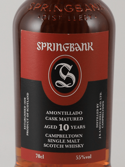 Springbank 10 Year Old Amontillado Sherry Cask - Bottle Of Japan