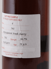Load image into Gallery viewer, Springbank 13 Year Old 2011 Sherry Cask Duty Paid Sample - Bottle Of Japan