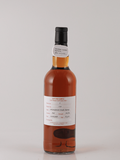 Springbank 15 Year Old 2009 Sherry Cask DUTY PAID SAMPLE - Bottle Of Japan