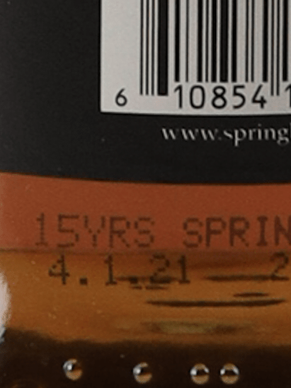 Springbank 15 Year Old 2021 - 01 Release - Bottle Of Japan
