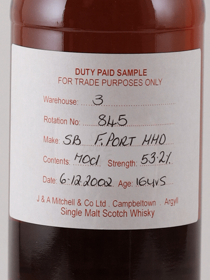 Springbank 16 Year Old 2002 Port Pipe DUTY PAID SAMPLE - Bottle Of Japan