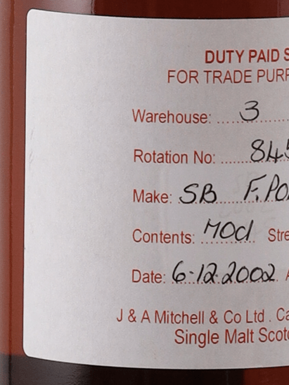 Springbank 16 Year Old 2002 Port Pipe DUTY PAID SAMPLE - Bottle Of Japan