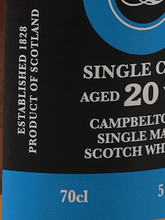 Load image into Gallery viewer, Springbank 20 Year Old 1998 Rum Cask - Bottle Of Japan