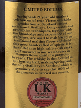 Load image into Gallery viewer, Springbank 21 Year Old 2021 Release - Bottle Of Japan