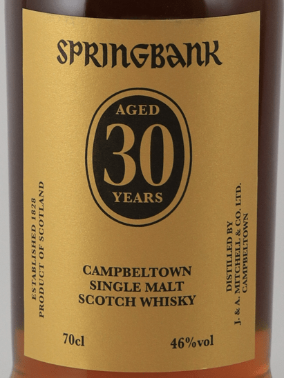 Springbank 30 Year Old 2025 Release - Bottle Of Japan