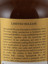 Load image into Gallery viewer, Springbank 30 Year Old 2025 Release - Bottle Of Japan