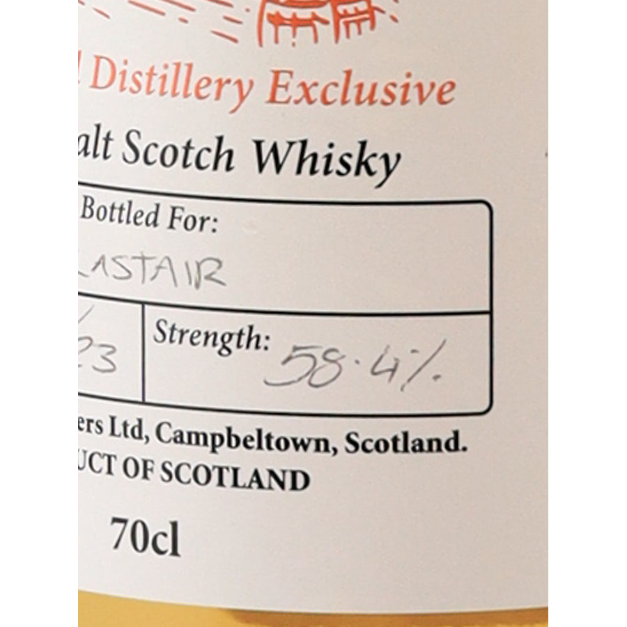 Springbank Hand Filled 2023 bottling 58.4%, 700ml - handwritten strength