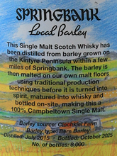 Load image into Gallery viewer, Springbank Local Barley 10 Year Old - Bottle Of Japan