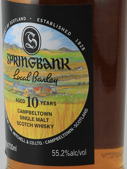 Springbank Local Barley 10 Year Old - Bottle Of Japan