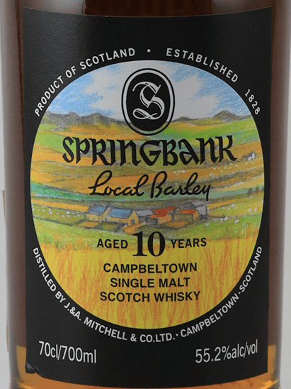 Springbank Local Barley 10 Year Old - Bottle Of Japan