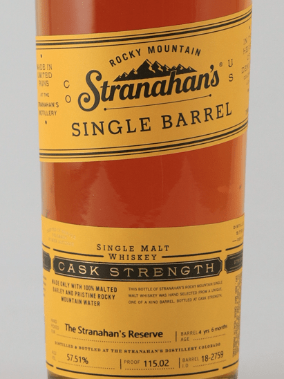 Stranahan's Single Barrel - Bottle Of Japan