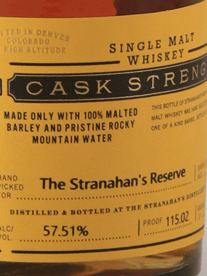 Stranahan's Single Barrel - Bottle Of Japan