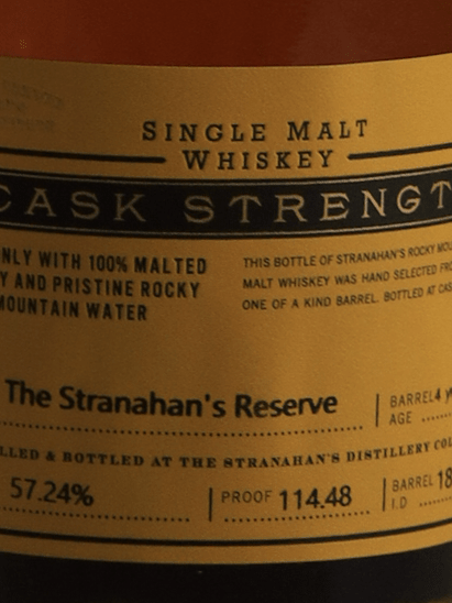 Stranahan's Single Barrel - Bottle Of Japan