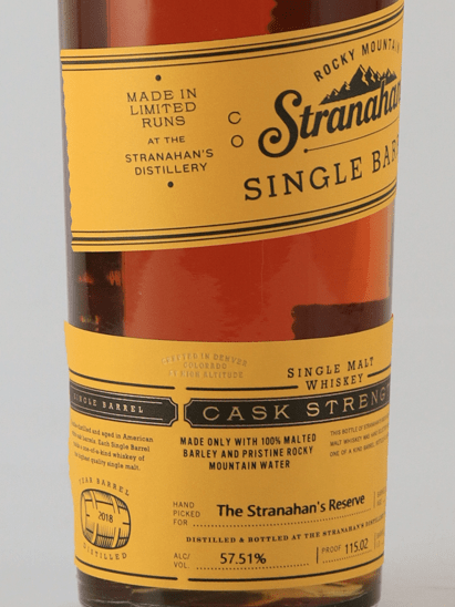 Stranahan's Single Barrel - Bottle Of Japan