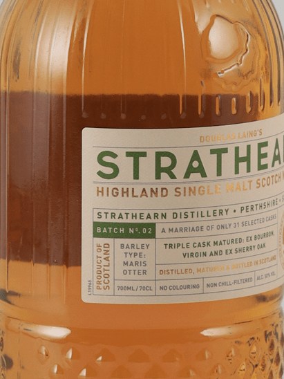Strathearn Single Malt Batch 2 - Bottle Of Japan