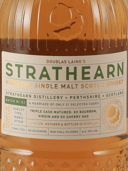 Strathearn Single Malt Batch 2 - Bottle Of Japan