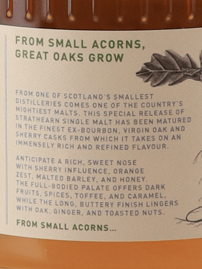 Strathearn Single Malt Batch 2 - Bottle Of Japan