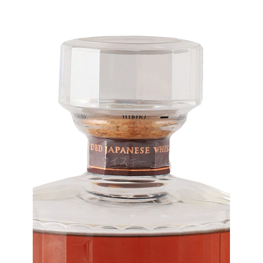 Suntory Hibiki 30 Year Old Japanese whisky, faceted crystal stopper and neck