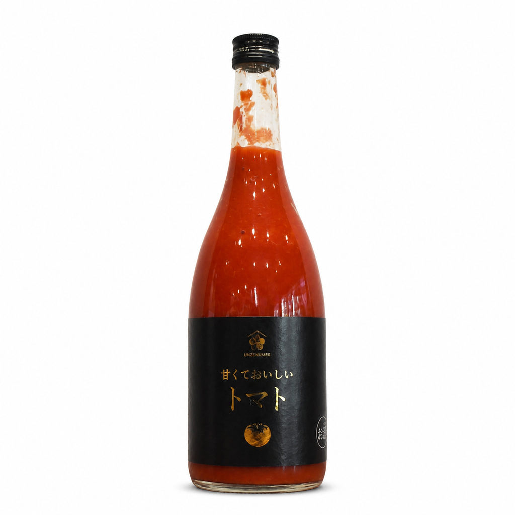 Sweet and delicious tomatoes 720ml on white background