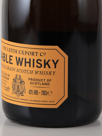 Table Whisky Single Grain - Bottle Of Japan