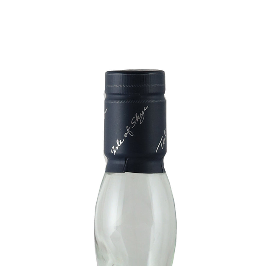 Talisker Storm single malt Scotch whisky clear glass neck and black cap