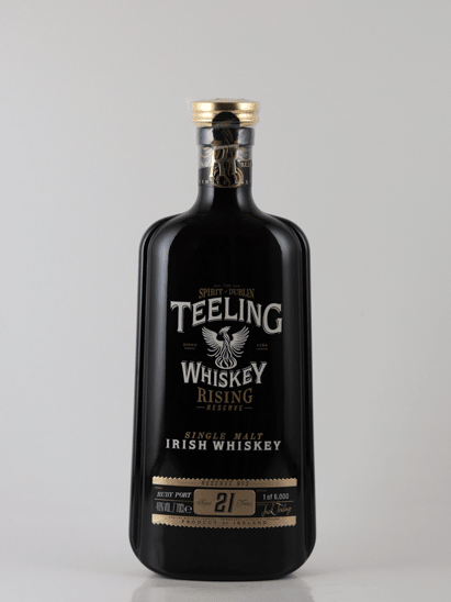 Teeling 21 Year Old Rising Reserve Ruby Port Wine Cask Finish - Bottle Of Japan