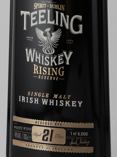 Teeling 21 Year Old Rising Reserve White Wine Cask Finish - Bottle Of Japan