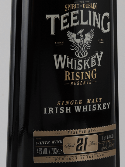 Teeling 21 Year Old Rising Reserve White Wine Cask Finish - Bottle Of Japan