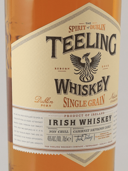 Teeling Single Grain Cabernet Sauvignon Cask - Bottle Of Japan