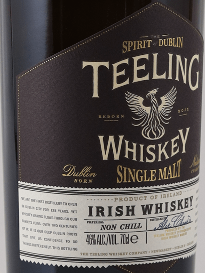 Teeling Single Malt No Vintage Indicated - Bottle Of Japan