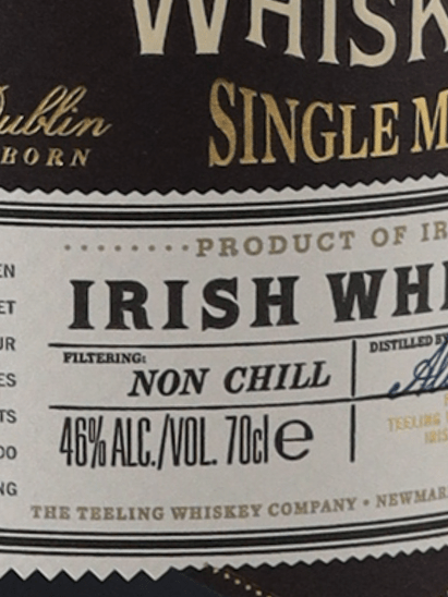 Teeling Single Malt No Vintage Indicated - Bottle Of Japan