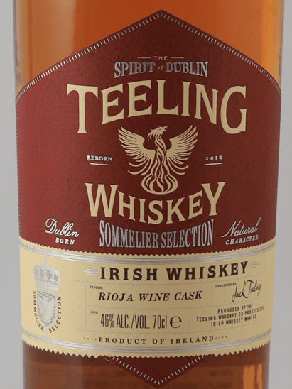 Teeling Sommelier Selection Rioja Red Wine Cask Finish - Bottle Of Japan