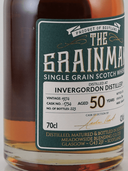 The Grain Man Invergordon 50 Year Old 1974 - Bottle Of Japan