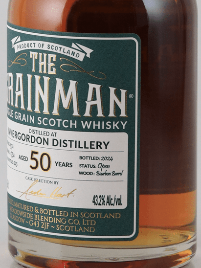 The Grain Man Invergordon 50 Year Old 1974 - Bottle Of Japan
