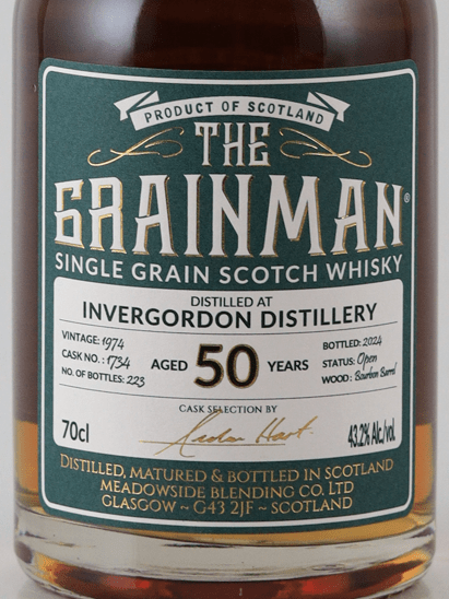 The Grain Man Invergordon 50 Year Old 1974 - Bottle Of Japan