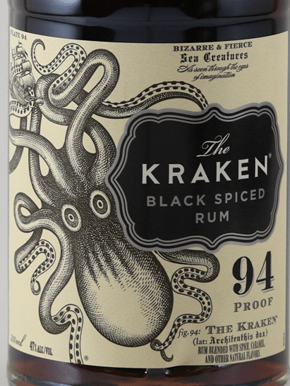 The Kraken Black Spiced Rum 750ml - Bottle Of Japan