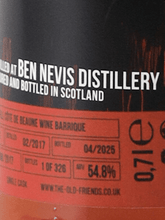 Load image into Gallery viewer, The Old Friends Ben Nevis 8 Year Old 2017 - Bottle Of Japan