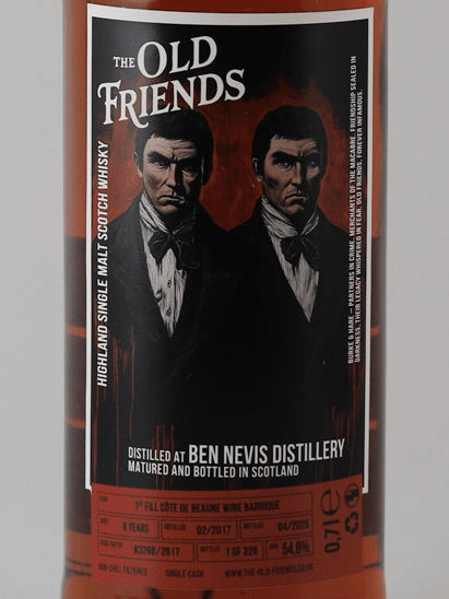 The Old Friends Ben Nevis 8 Year Old 2017 - Bottle Of Japan