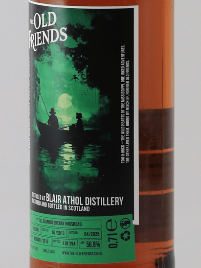 The Old Friends Blair Athol 11 Year Old 2013 - Bottle Of Japan