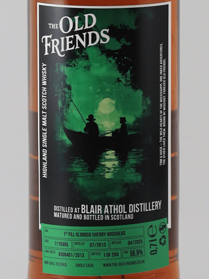The Old Friends Blair Athol 11 Year Old 2013 - Bottle Of Japan