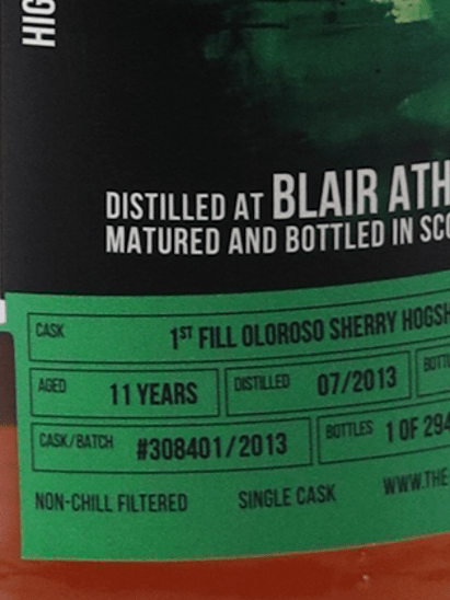 The Old Friends Blair Athol 11 Year Old 2013 - Bottle Of Japan