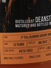 Load image into Gallery viewer, The Old Friends Deanston 12 Year Old 2012 - Bottle Of Japan