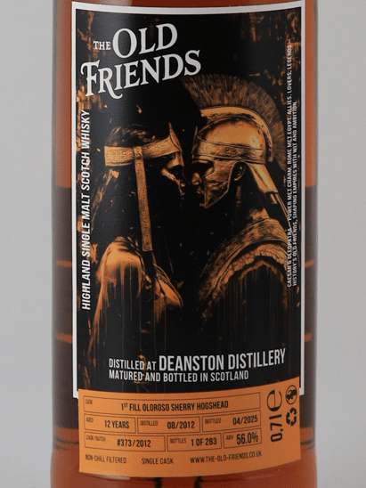 The Old Friends Deanston 12 Year Old 2012 - Bottle Of Japan